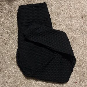 Rue21 Black Textured Leggings